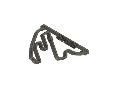 Abu Dhabi F1 Racing Track 2025 3D print model