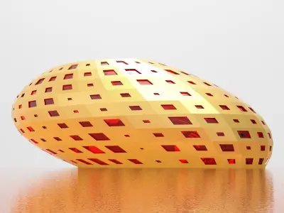 Parametric Facade Design Grasshopper Rhino Model Download 3D model