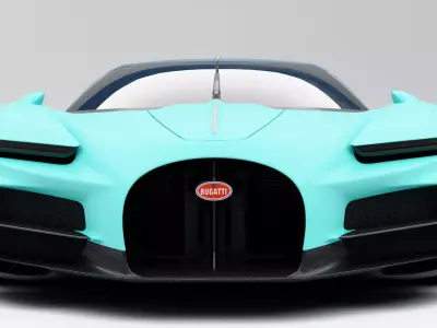 Bugatti Tourbillon 2024 Low-poly 3D model