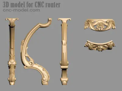 Stand For Decor 3D model