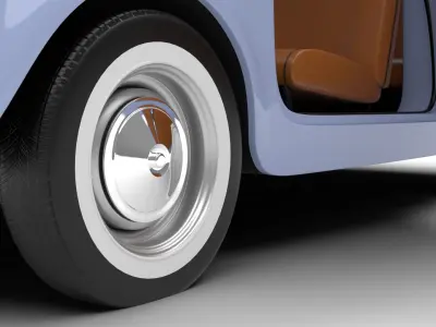 Fiat 500 1959 HQ 3d model  3D model