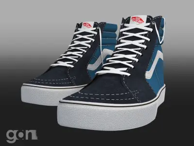 Shoe Model vans 3D model