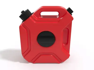 Canister fuel can 3D model