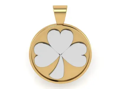 Lucky Leaf Pendant 2952 3D print model