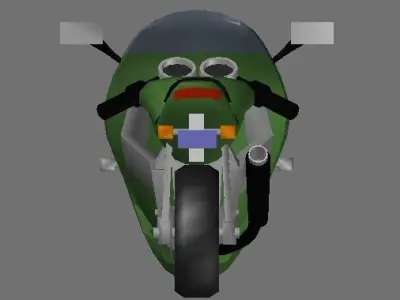 Racing Bike 3D model by Trista