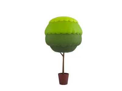 Tree In Pot 3D model