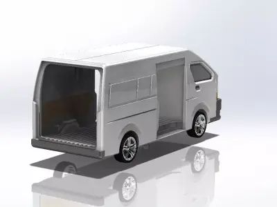 Toyota Hiace  3D model