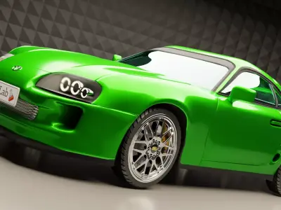 Toyota Supra mk4 3D model 3D model