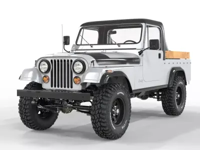 1985 Jeep CJ8 Scrambler 3D model