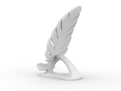 Feather Quill 3D Printable 3D print model