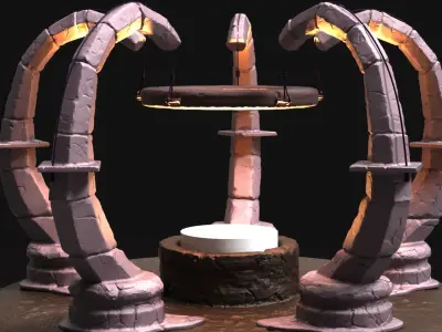 DUNGEON CANDLE HOLDER 3D print model