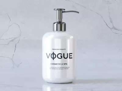 Premium Pumping Bottle 3D model