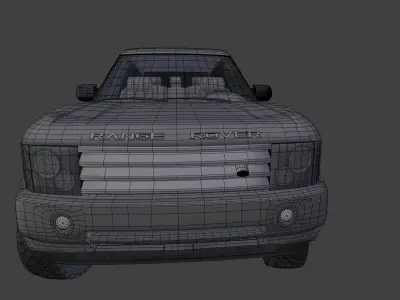 Range Rover Vogue Low-poly 3D model