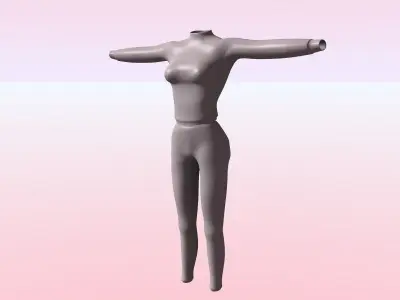 Sexy Training Wear for Women 3D model