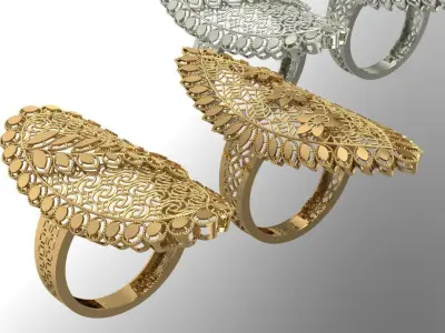 Mega fusion rings 2nd edition 3D print model