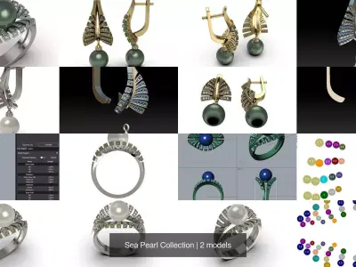 Sea Pearl Collection 3D Model Pack