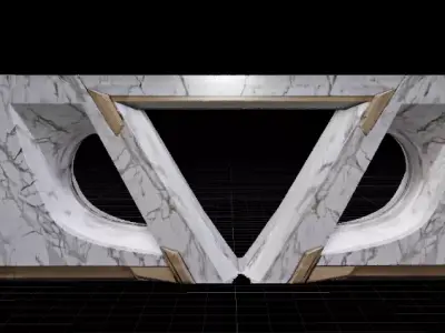 Billionaire Mansion Ultra-Luxury Interior 3D Model  Low-poly 3D model