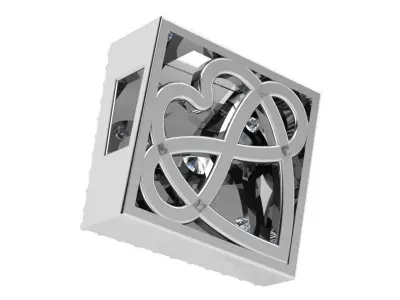 Rhombus Diamond Pendant 2990 3D print model