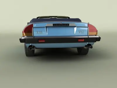 Jaguar XJ-S cabrio 3D model