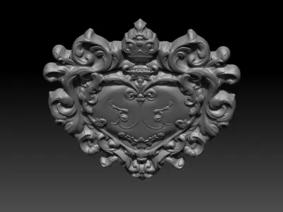 Bas relief Frame 240506 06 3D print model