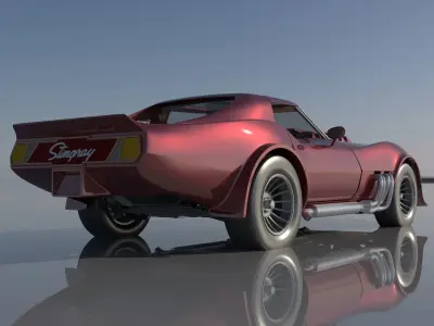Chevrolet Corvette Summer 3D print model