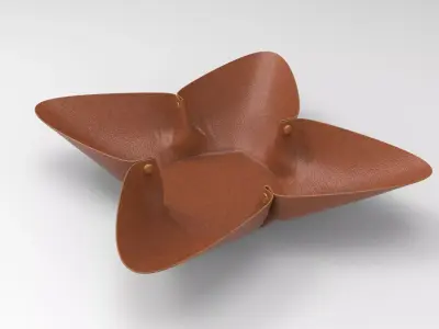 Lotus Bowl Low-poly 3D model