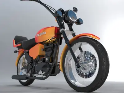 Royal Enfield Thunderbird 500 2016 3D model