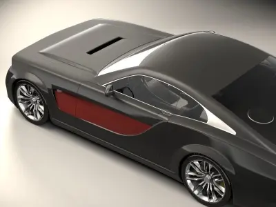 Generic sports car 03 3D model