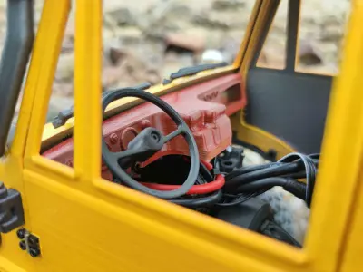 Crawler Bog 406 Cab  - 1-10 RC body 3D print model