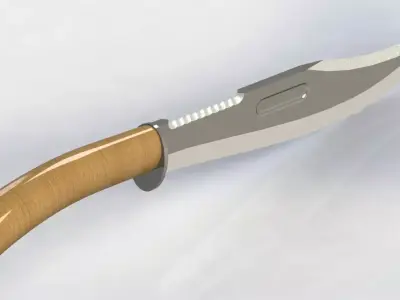 Knife Modelling 3D model
