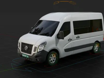 Nissan NV400 3D Model 3D model