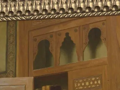 Arabic Frame Picture Eastern picture 3D model