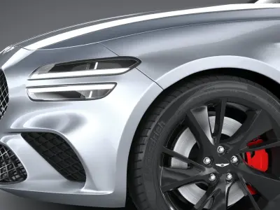 Genesis G70 Shooting Brake 2022 3D model
