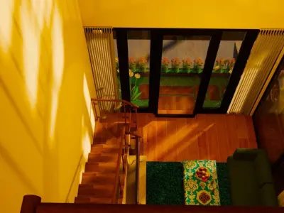 mezzanine house 3D model