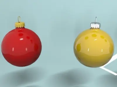 Christmas tree toys 3D model