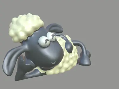 Shaun the Sheep 3D model