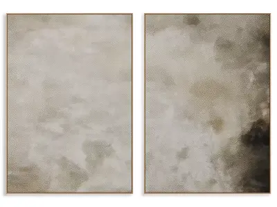 Abstract Painting Frame set 3D model 336