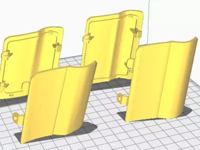 Mercedes-Benz Side Molding Cap Tested and Ready to 3D Print 3D print model