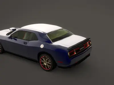 dodge challenger 2015 sport 3D model