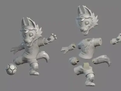 football fifa zabivaka  3D print model