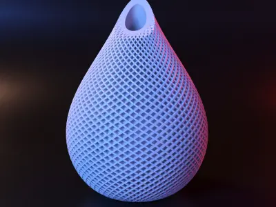 Vase drop 3D print model