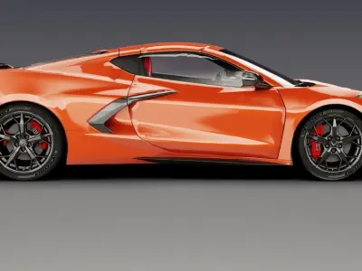 Chevrolet Corvette C8 Stingray CG 2020 3D model