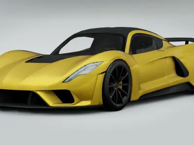 Hennessey Venom F5 3D model