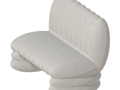 Elegant Cushion Sofa 3D print model