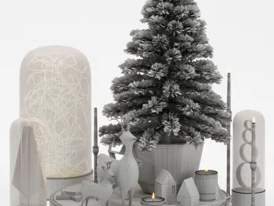 decorative set 09 3D model