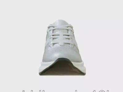 Stability Training Sneaker with Reinforced Heel Low-poly 3D model