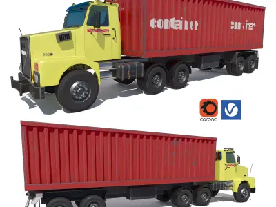 VOLVO N10 container 3D model