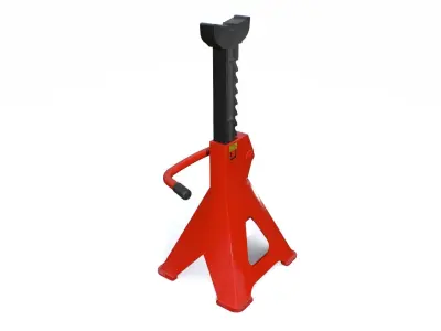 Jack Stand Low-poly 3D model