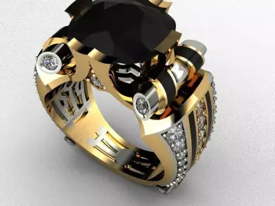 Male Ring  Luxury 3D print model