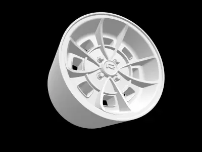 Ruspa Vintage Italian rims scalable and printable rims 3D print model